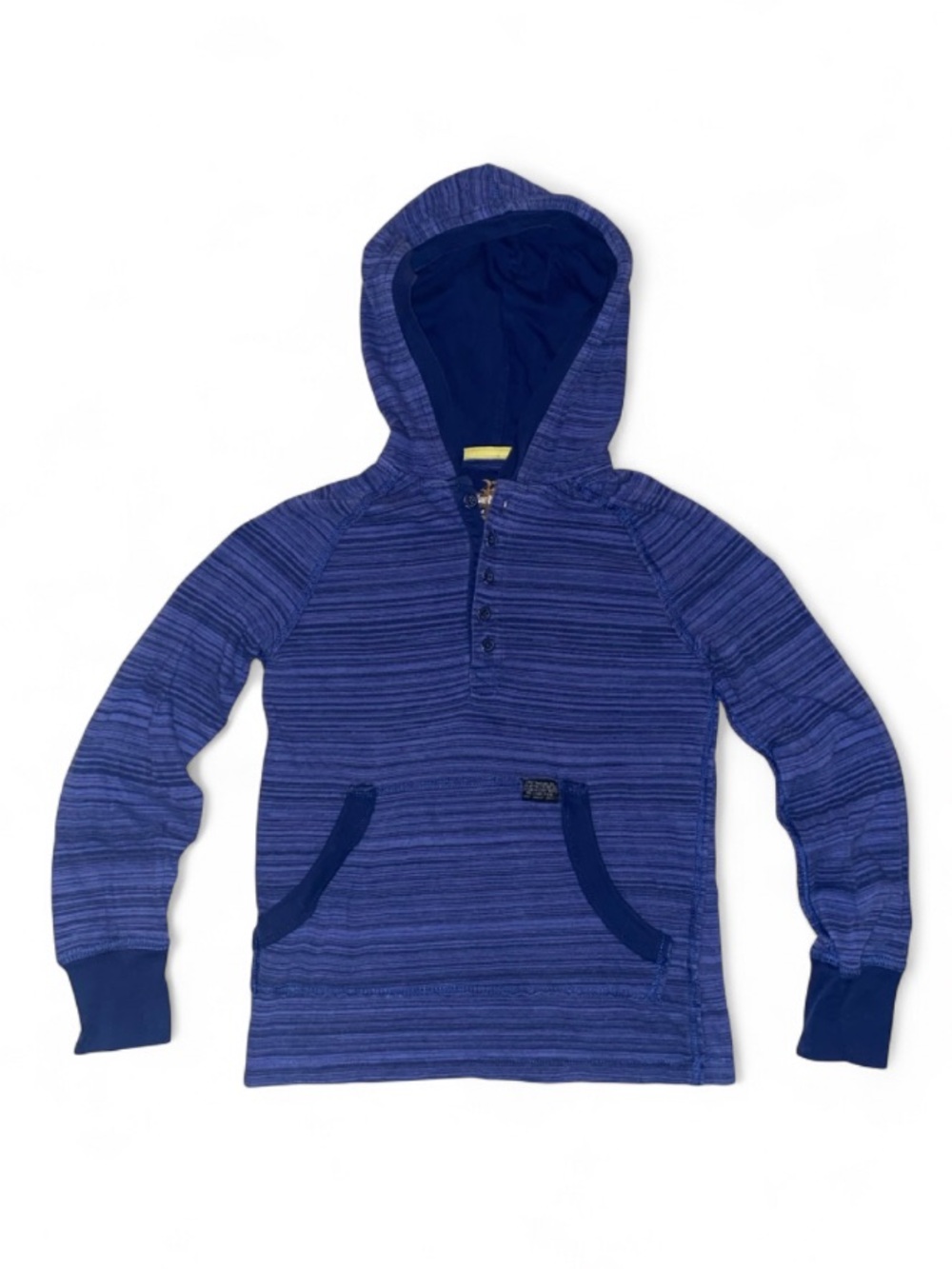 Epic Threads Blue Striped Zip-Up Hooded Pullover